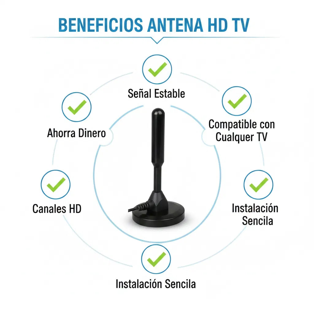 ¡Aprovecha el 2x1! Antena HD Magnética para TV Digital en Ecuador