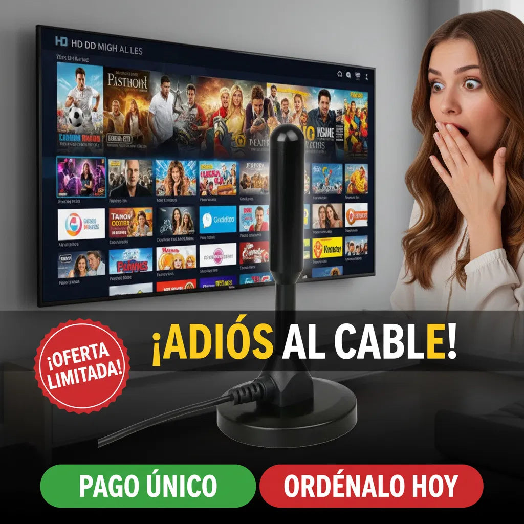 ¡Aprovecha el 2x1! Antena HD Magnética para TV Digital en Ecuador